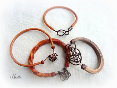 collier,bracelet,craquelé,claygun,wire